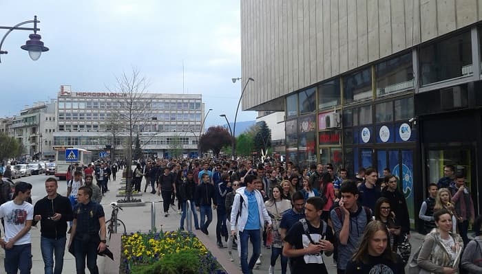 Protest u Čačku se nastavlja!