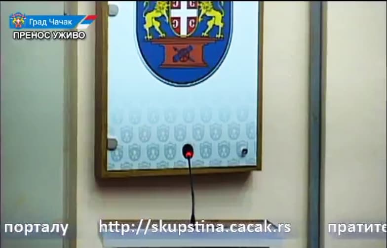 LIVE STREAMING: Prenosi skupštine Čačka i na telefonima