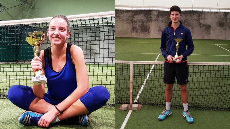 Eleni i Aleksi titula dvoranskih šampiona Srbije do 18 godina