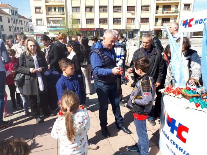 Nova Srbija svečano obeležila Vaskrs na Gradskom trgu