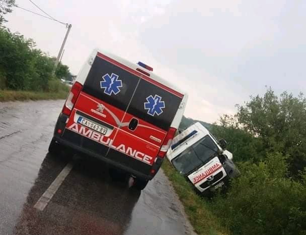 Saobraćajna nezgoda na putu Jeljen - Čačak (Foto)