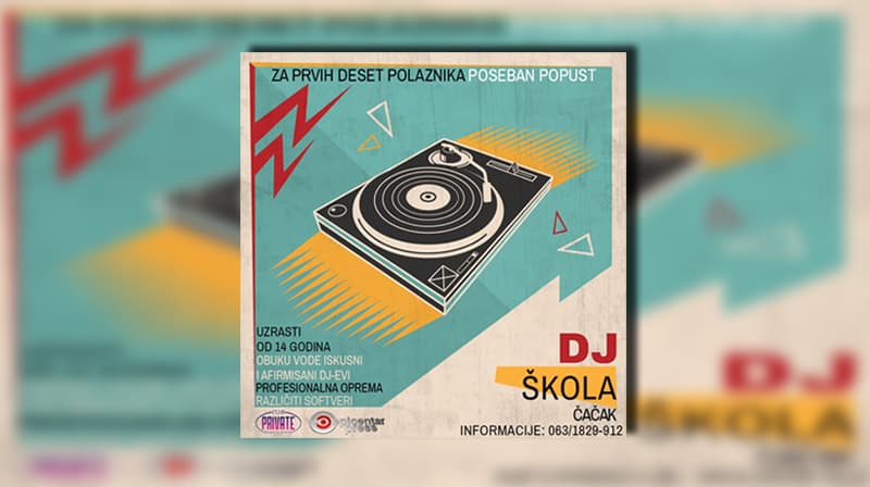 NOVO: Prva DJ škola u Čačku