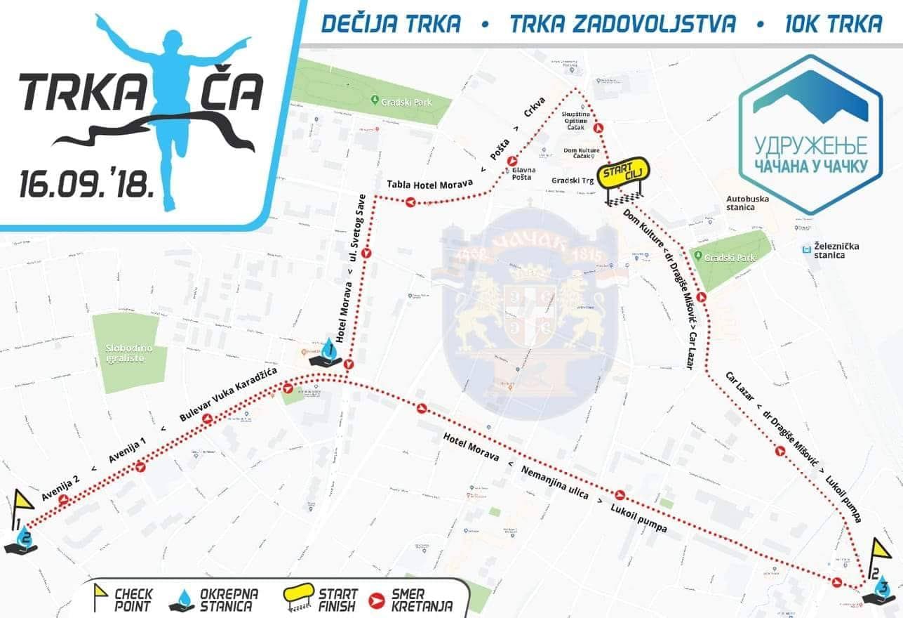 Velika trka kroz Čačak - "TrkaČa" u septembru