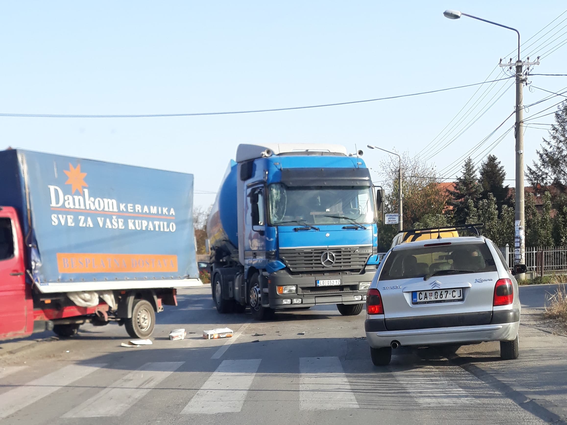 Lančani sudar u Atenici, kilometarske kolone