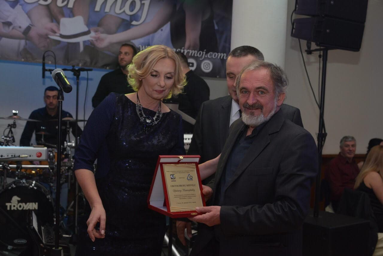 Svetosavska nagrada Draganu Matijeviću, profesoru filozofije u čačanskoj Gimnaziji