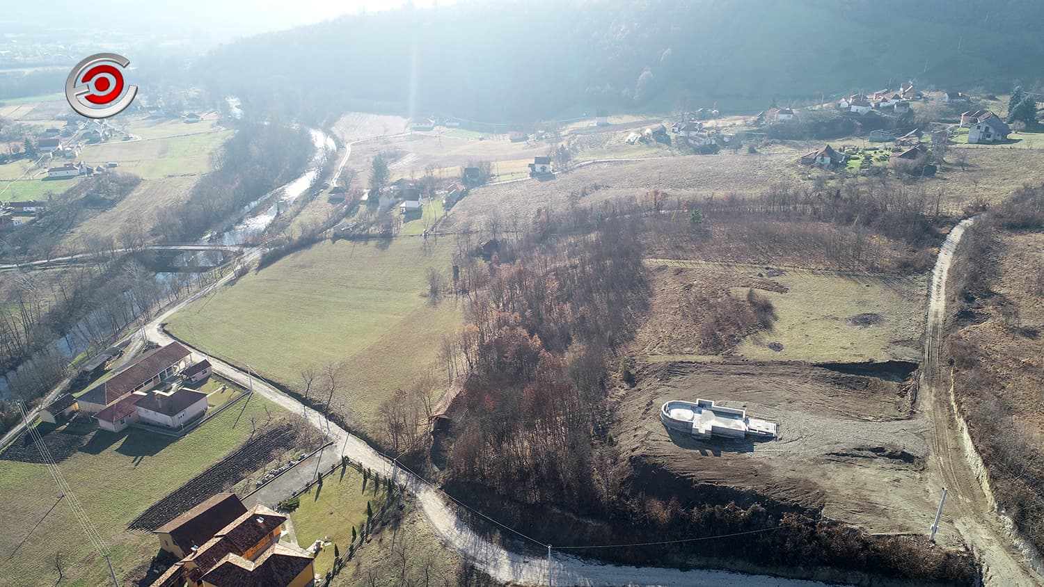 Patrijarh gradi hram u rodnom selu Vidovi (FOTO)