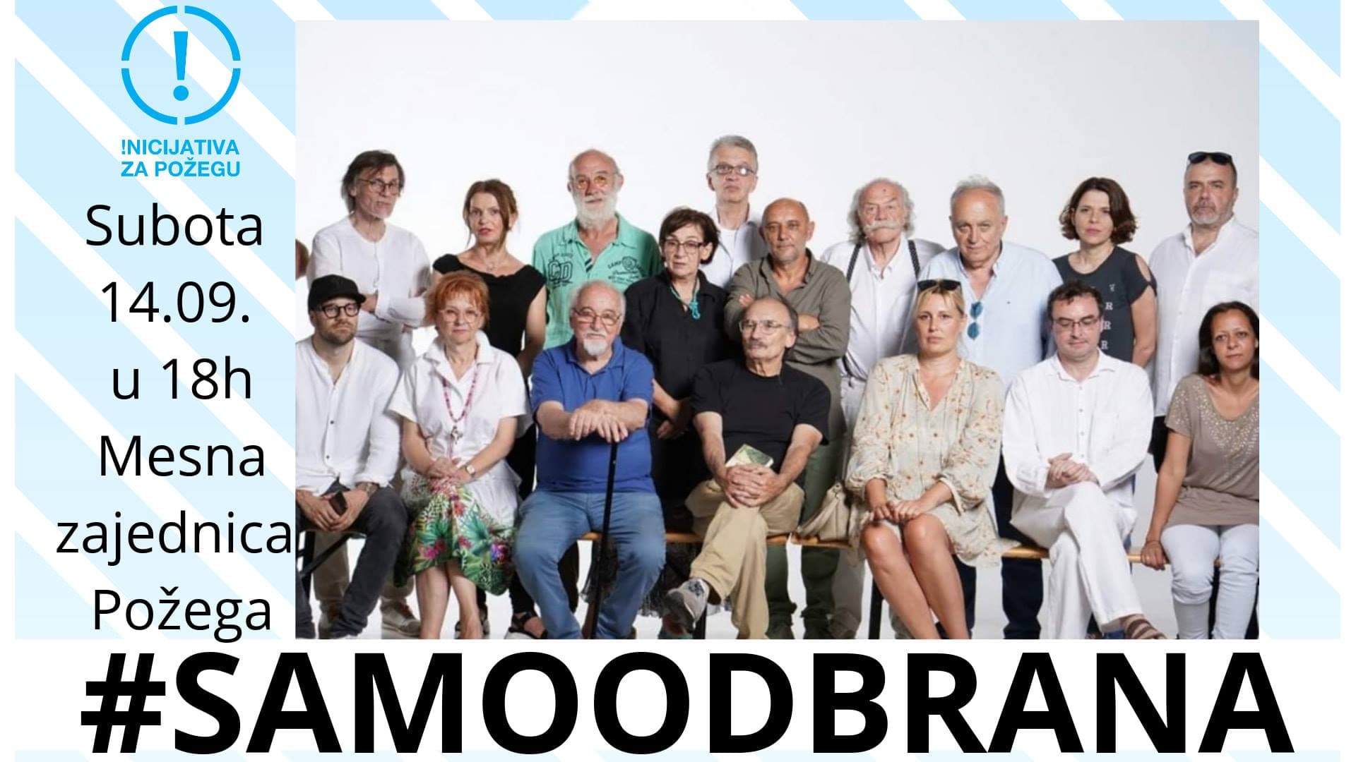Inicijativa za Požegu vas poziva na SAMOODBRANU!
