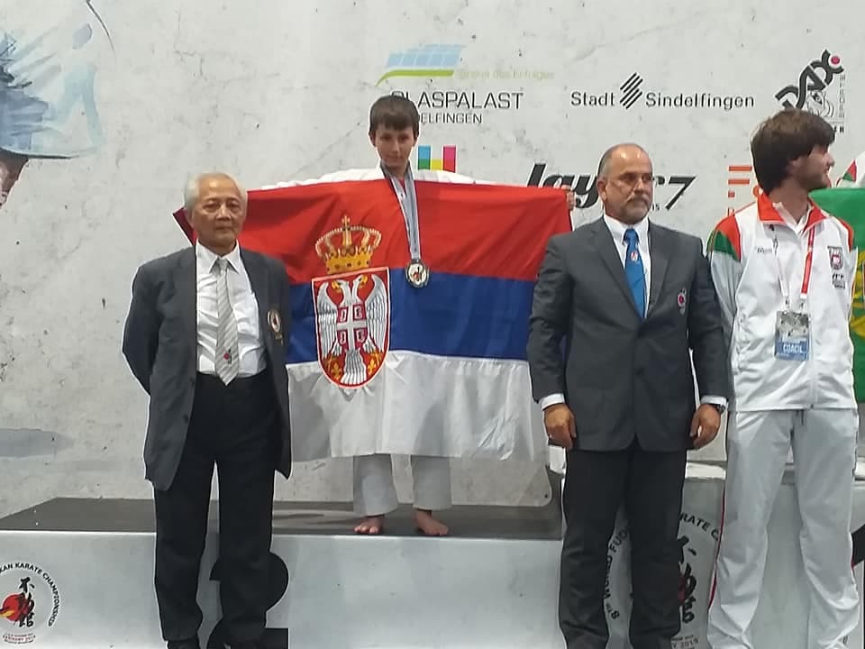 Mladi čačanski karatista Andrej Prtenjak vicešampion sveta (FOTO)