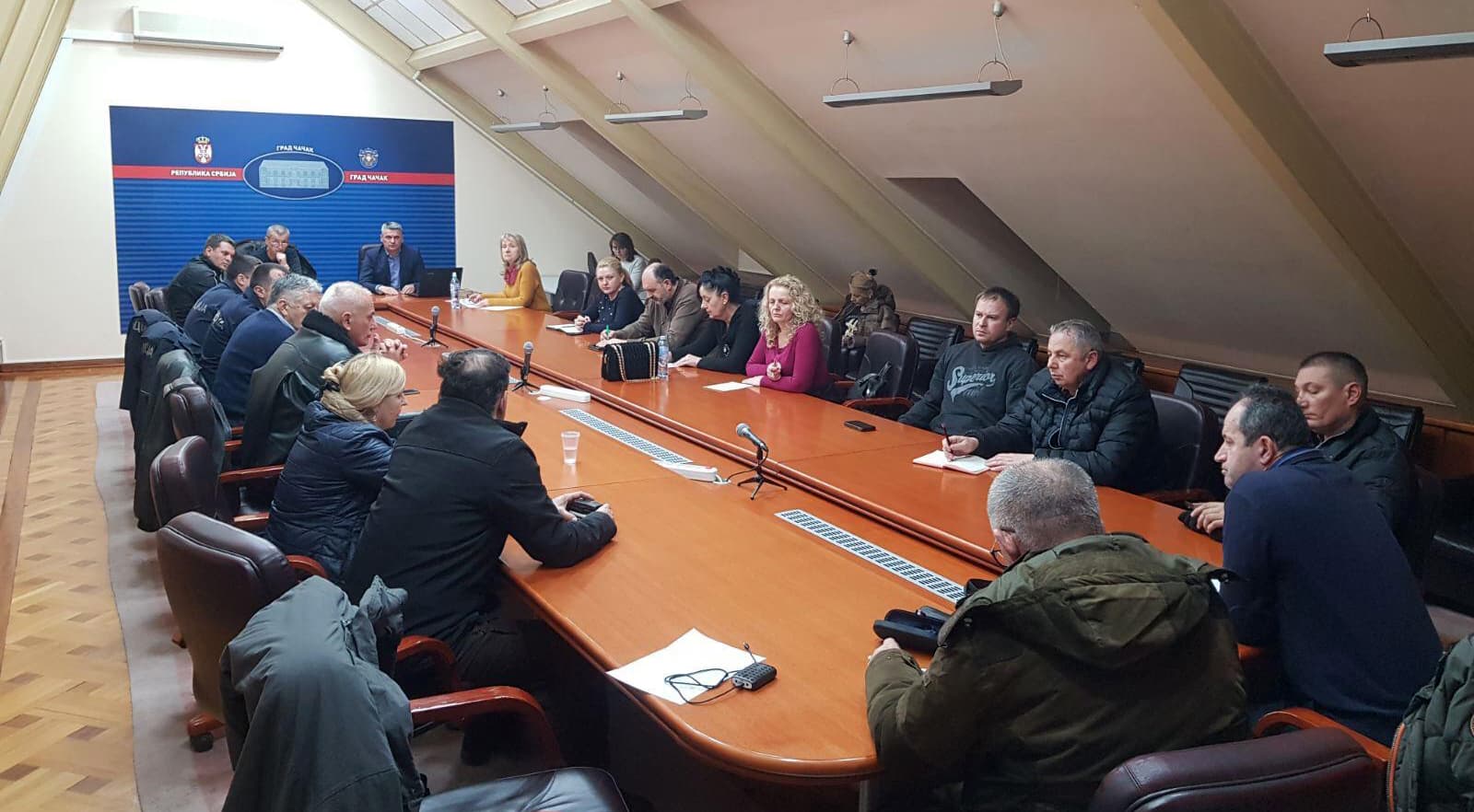 OVAKO ĆE FUNKCIONISATI NAŠ GRAD: Gradski štab za vanredne situacije grada Čačka doneo niz mera