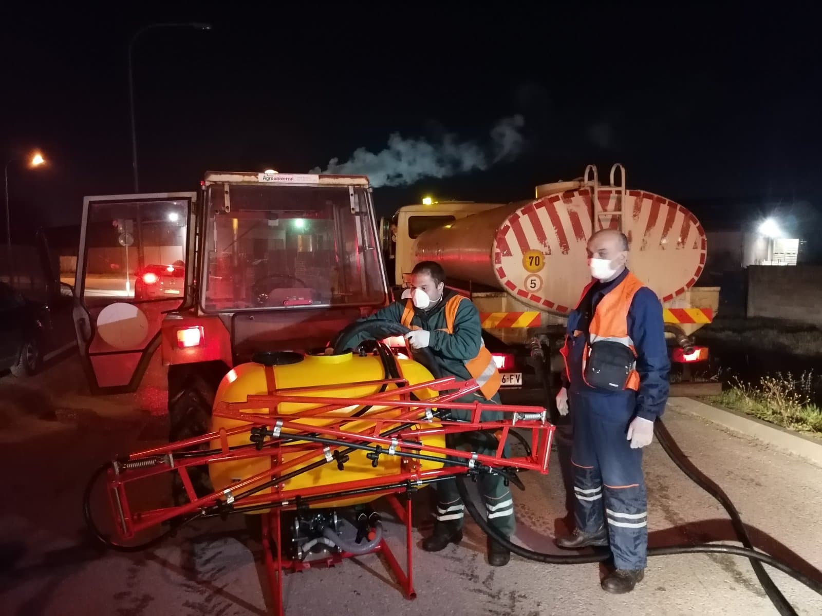 JKP "Komunalac" izvršio prvu dezinfekciju gradskih javnih površina