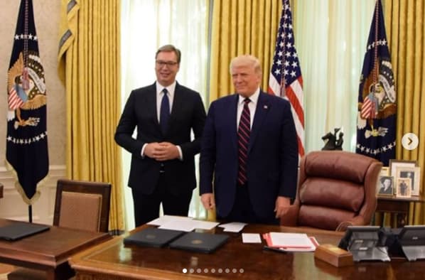 Vučić i Hoti potpisali s Trampom sporazum o ekonomskoj normalizaciji odnosa