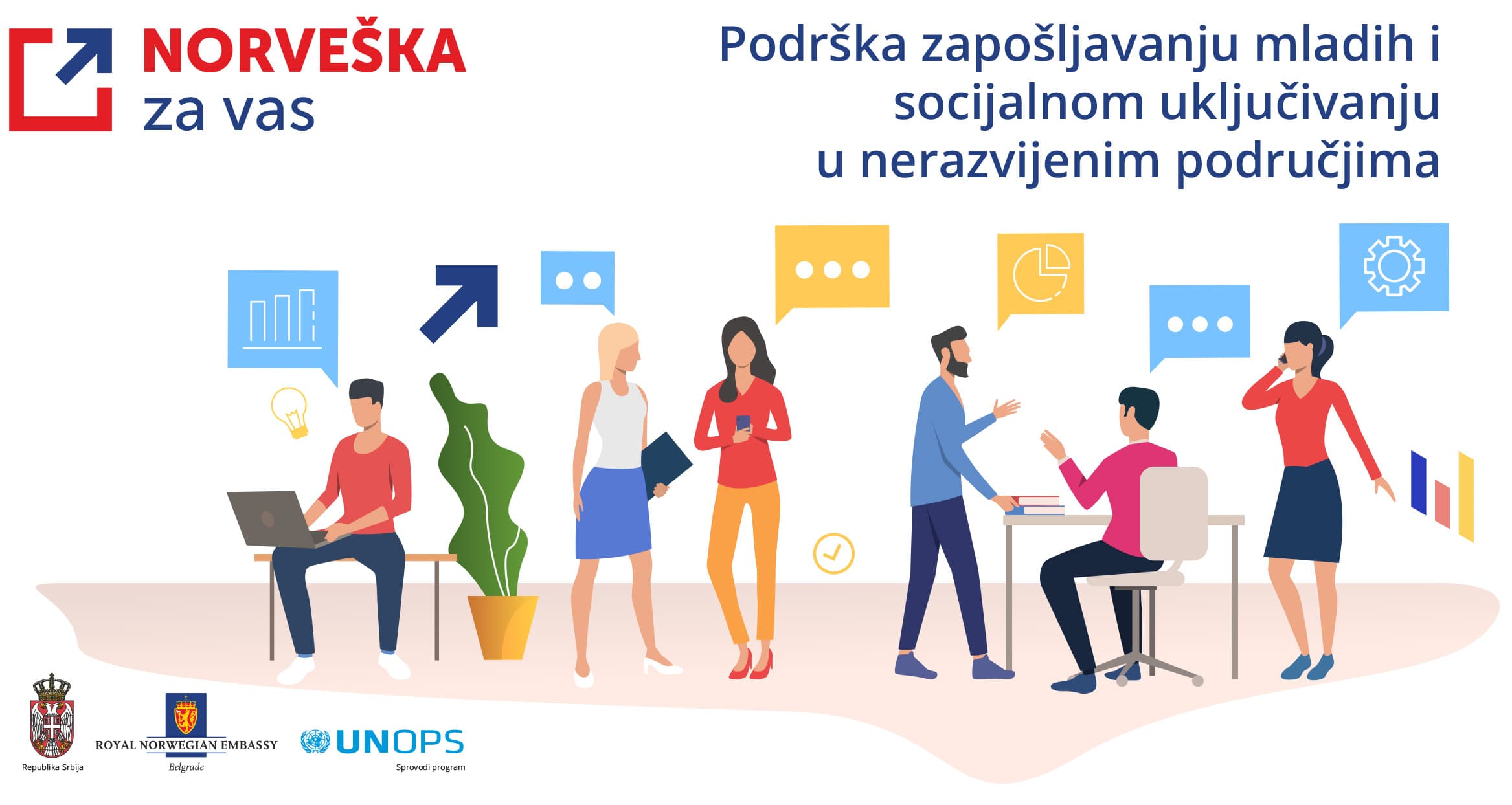 Kraljevina Norveška podržava zapošljavanje više od 80 mladih u Srbiji