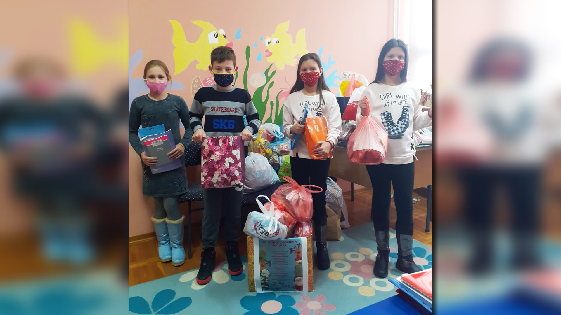 OŠ "Preljina" u saradnji sa Kancelarijom za mlade sprovela akciju â€œOsmeh na darâ€