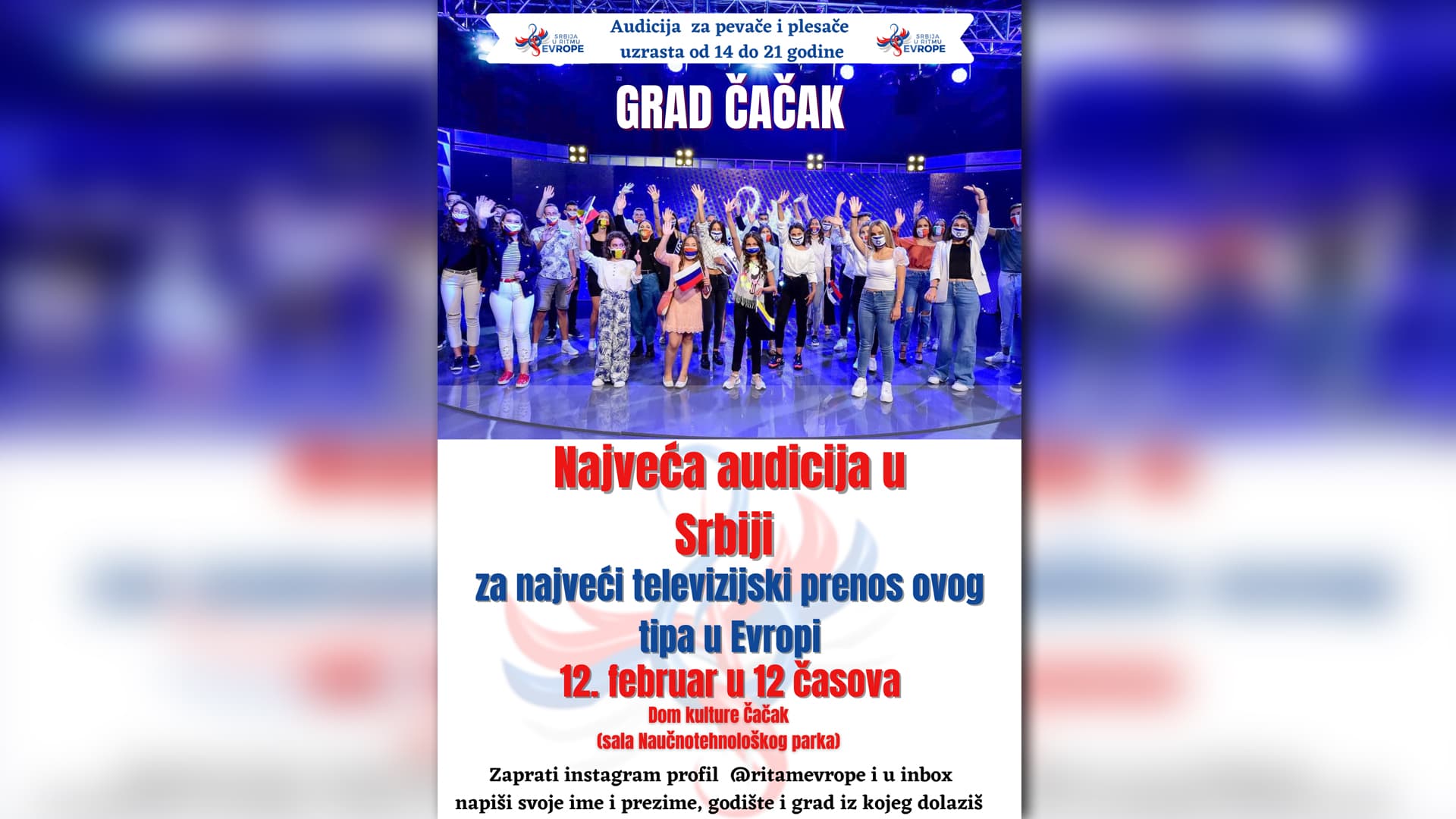 AUDICIJA U ČAČKU: "Srbija u ritmu Evrope"