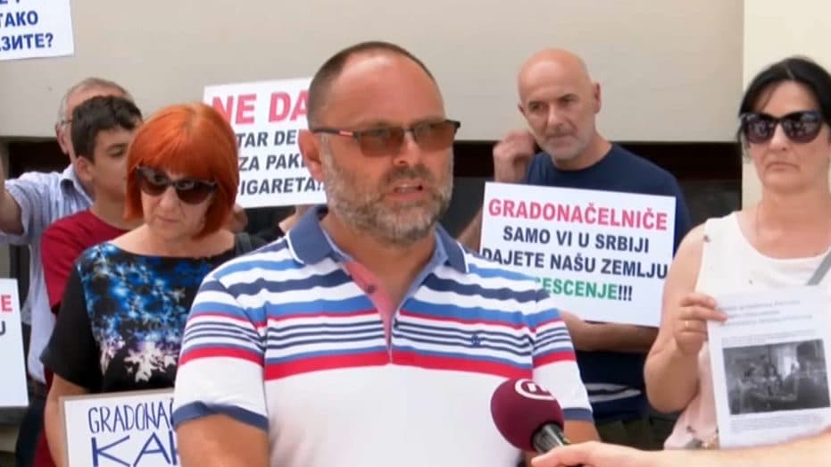 Protest meštana Pakovraća zbog auto-puta, meštani - mi iz svojih kuća ne izlazimo