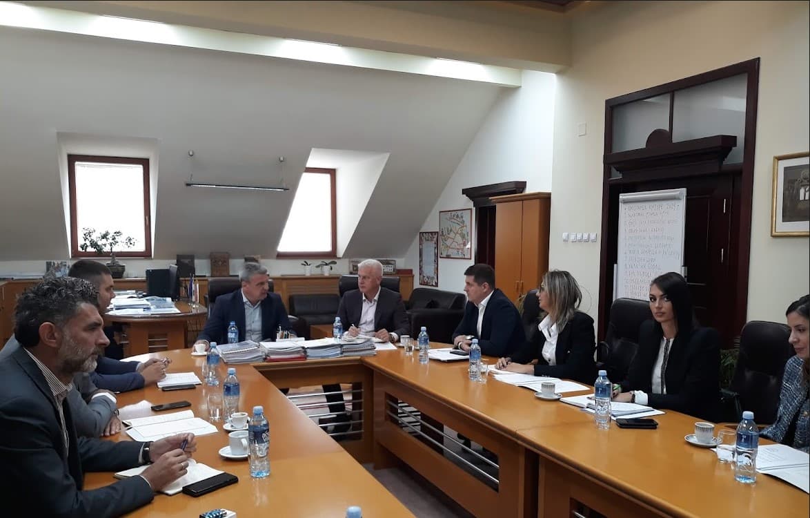 Sastanak predstavnika grada Čačka i JVP "Srbijavode"