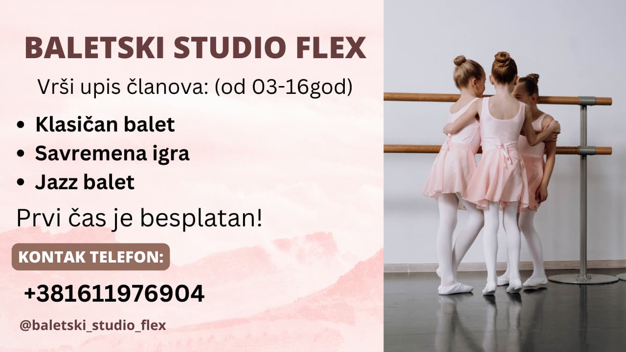 Upis novih članova u Baletski studio FLEX