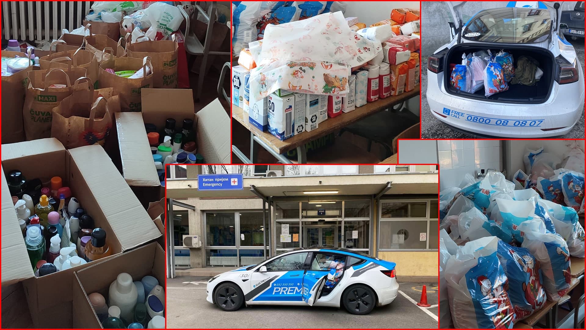 Humanitarna novogodišnja akcija čačanskih gimnazijalaca (FOTO)