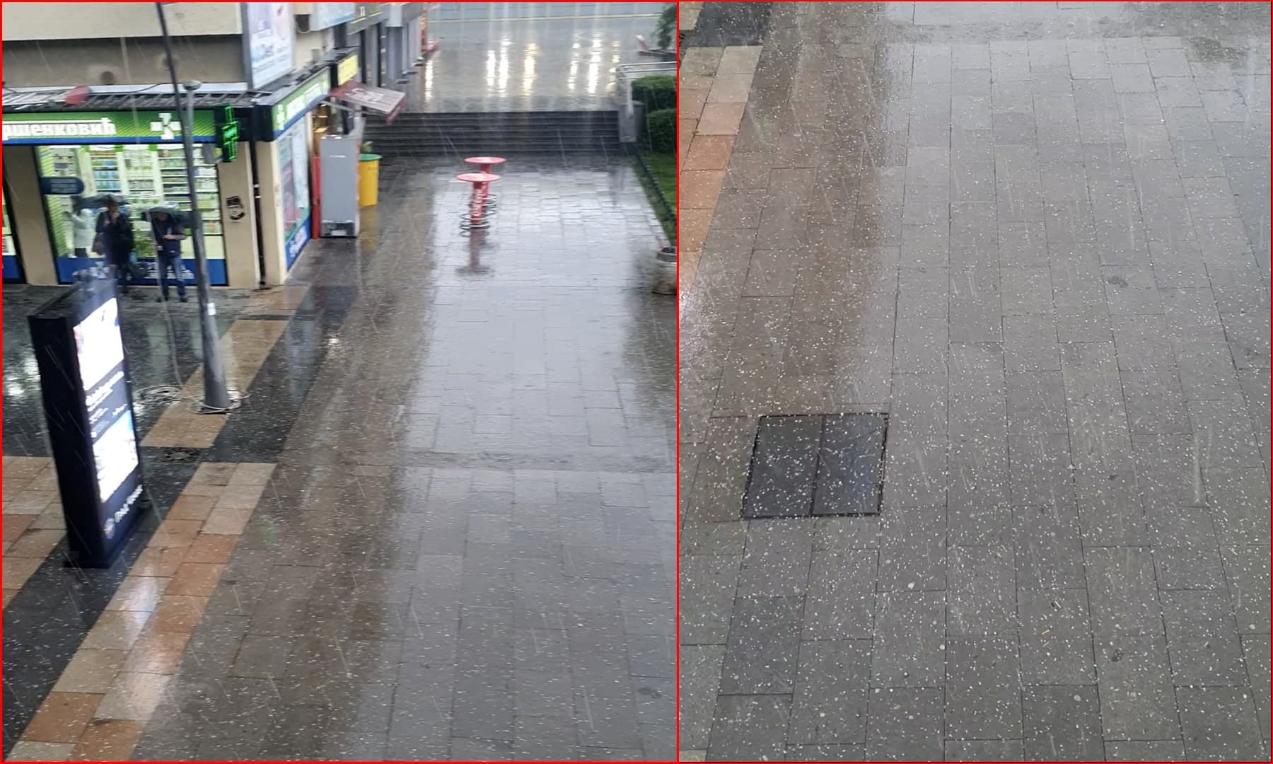 Zbog obilnih padavina proglašena vanredna situacija u zapadnoj Srbiji, grad padao i u Čačku