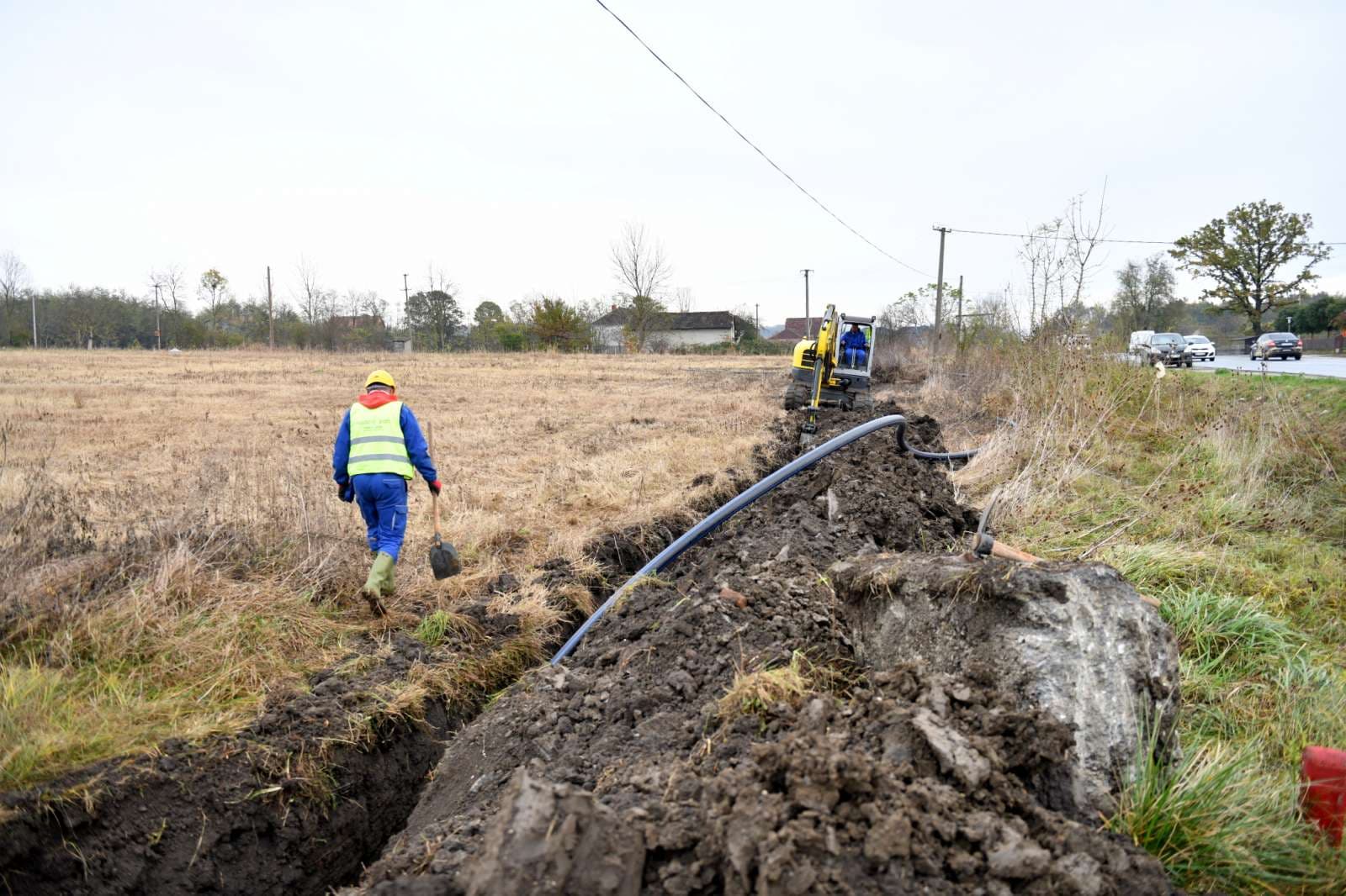 U toku izgradnja vodovodne mreže u Mojsinju