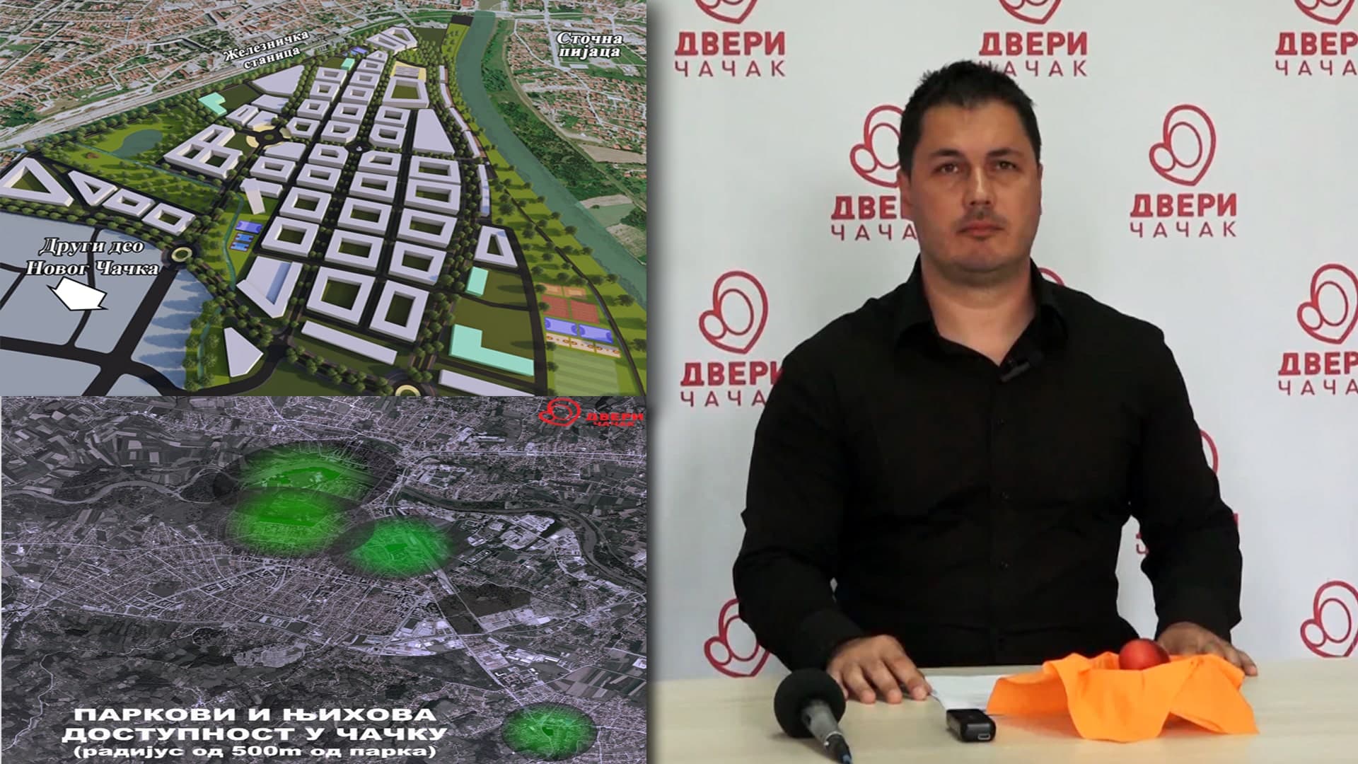 Dveri Čačak: Kako do urbanistički sređenijeg i lepšeg grada?