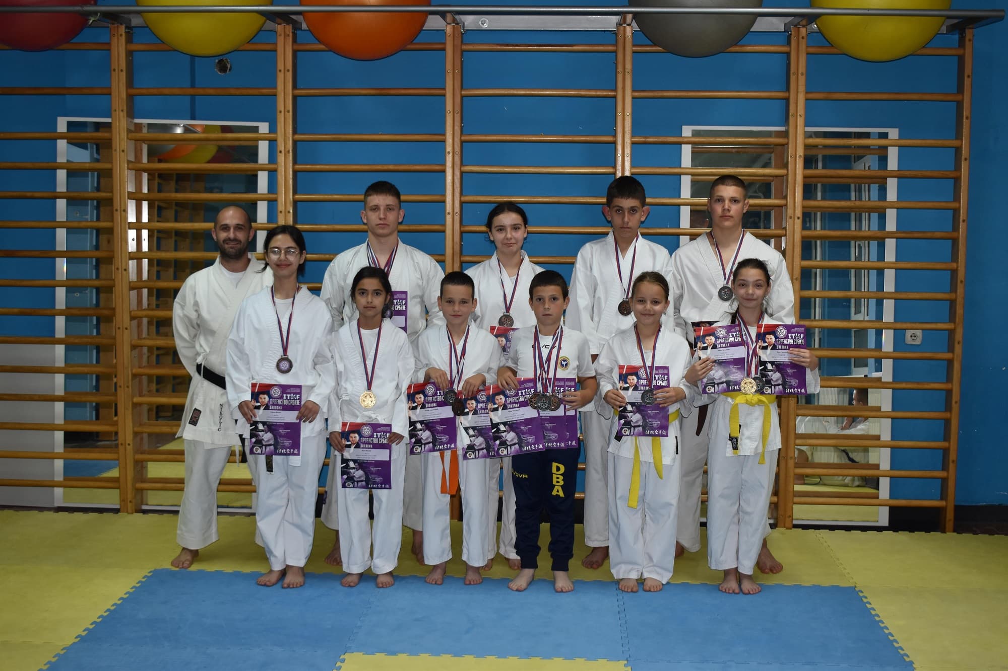 Karate Centar DBA osvojio 21 odličje na Prvenstvu Srbije u Beogradu