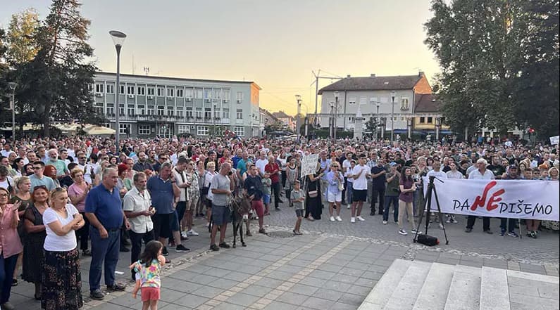 Požega, Raška, Mionica - više od trećine stanovnika Mionice na protestu protiv Rio Tinta