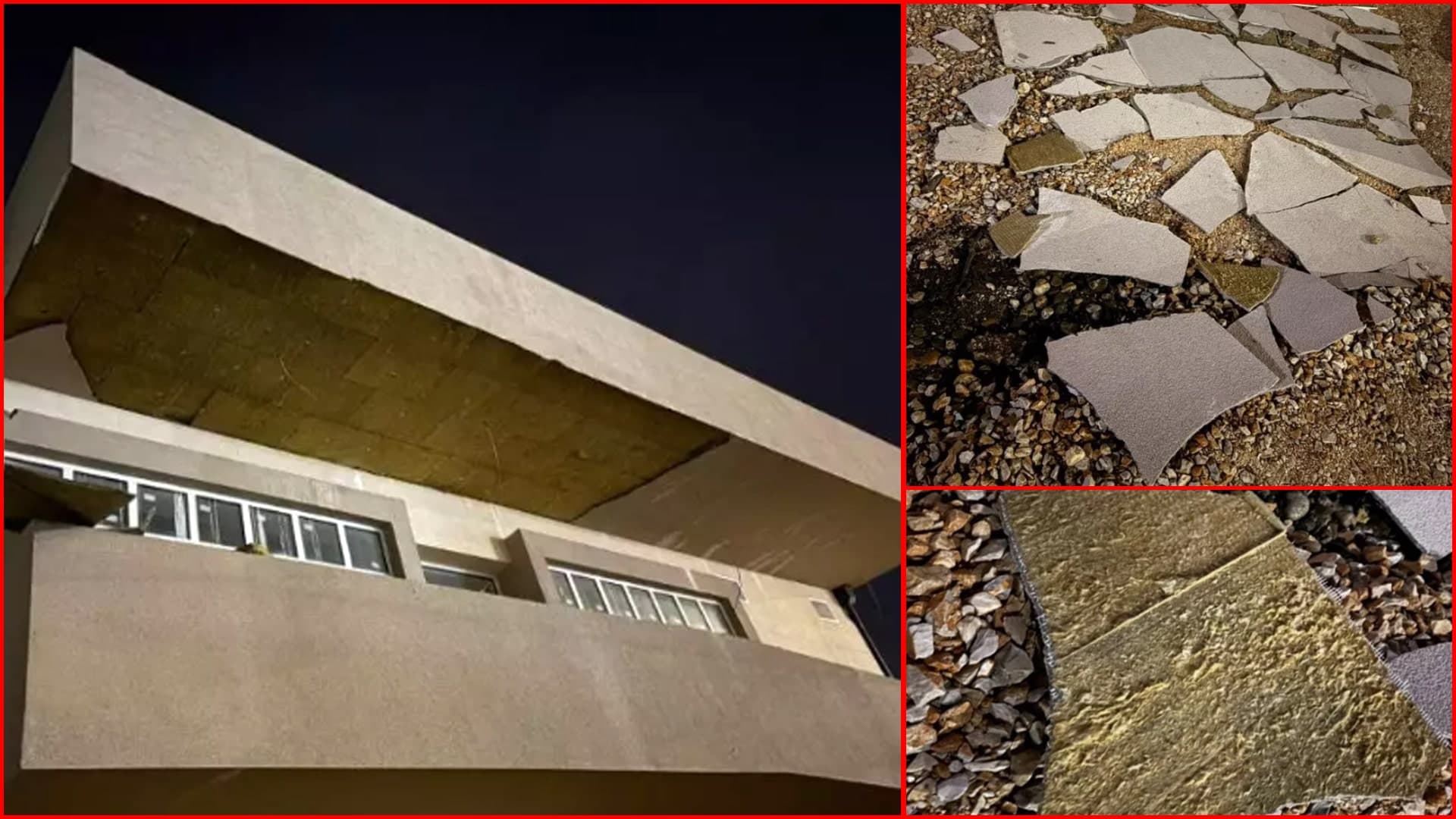 Pao deo nadstrešnice sa novog Doma zdravlja u Ljubiću (FOTO + VIDEO)