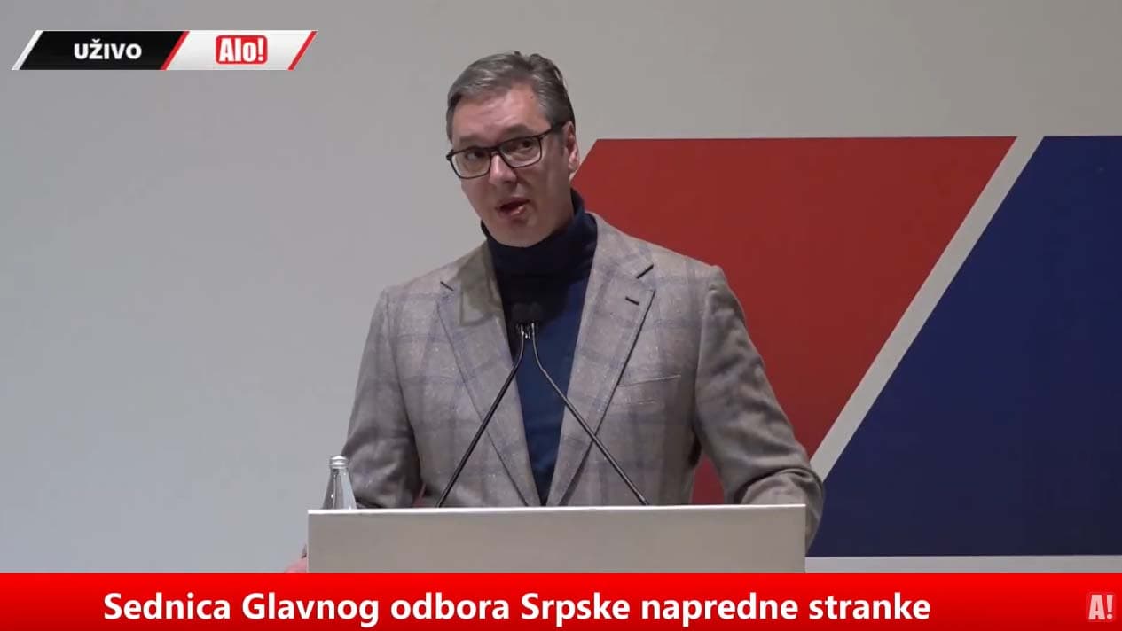 Vučić: Dok sam živ neću prihvatiti nikakvu prelaznu vladu