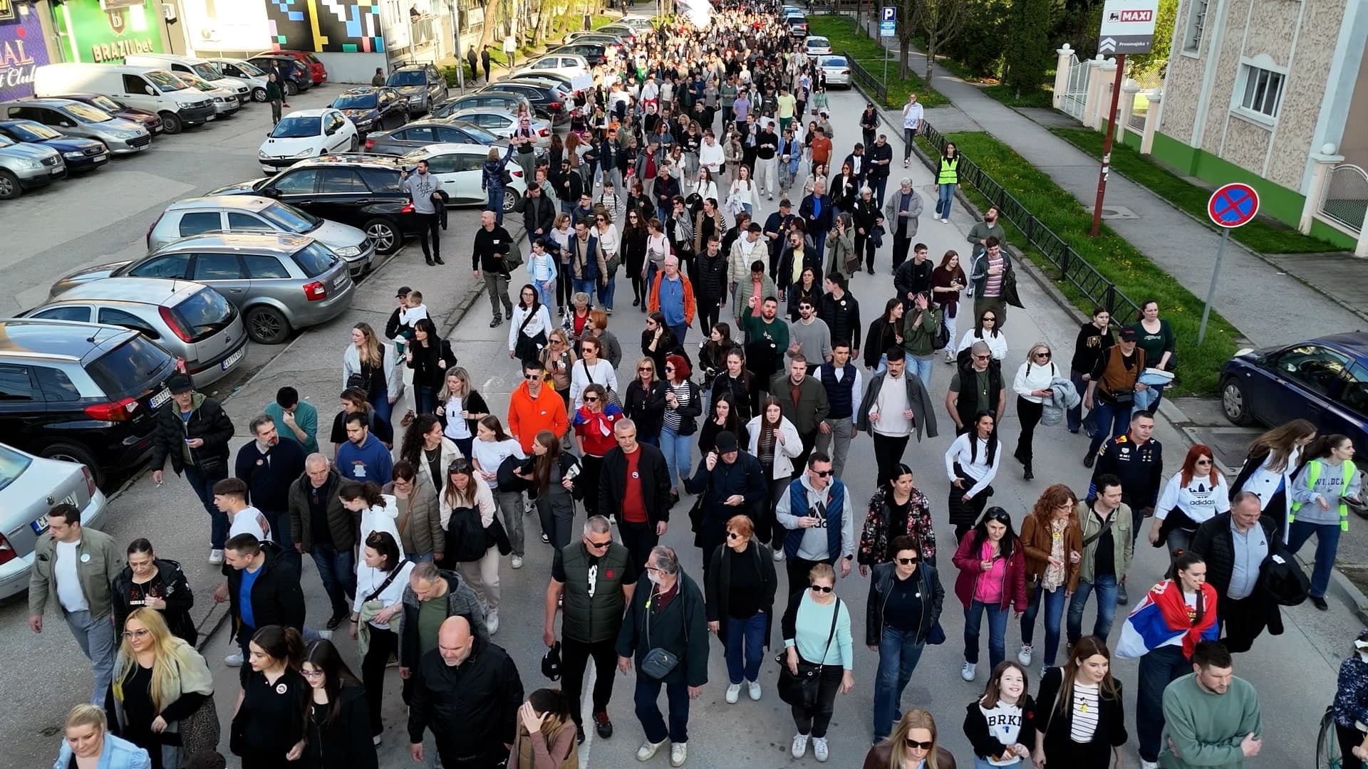 Protest i polusatna buka ponovo u nedelju: Novo mesto okupljanja, nepromenjeni zahtevi