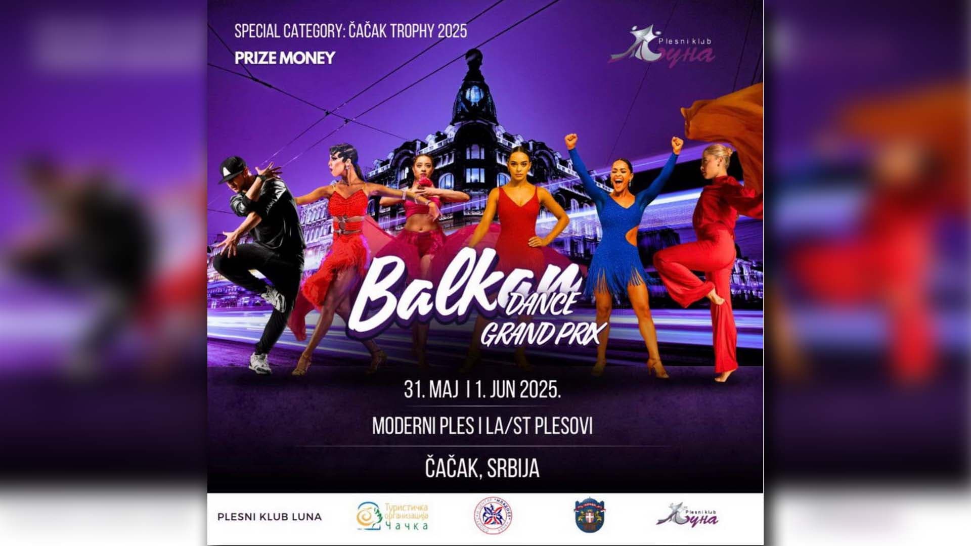 Balkan dance Grand Prix- Čačak Trophy 2025: Grad plesa, ritma i emocije