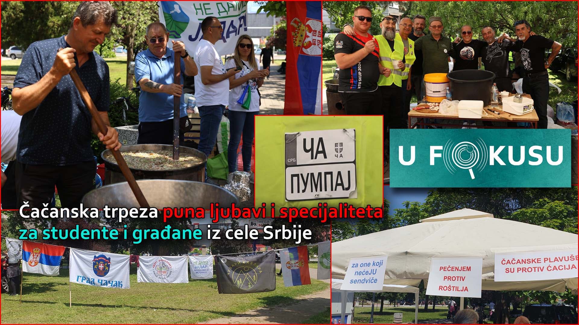 U FOKUSU: Čačanska trpeza puna ljubavi i specijaliteta za studente i građane iz cele Srbije (VIDEO)
