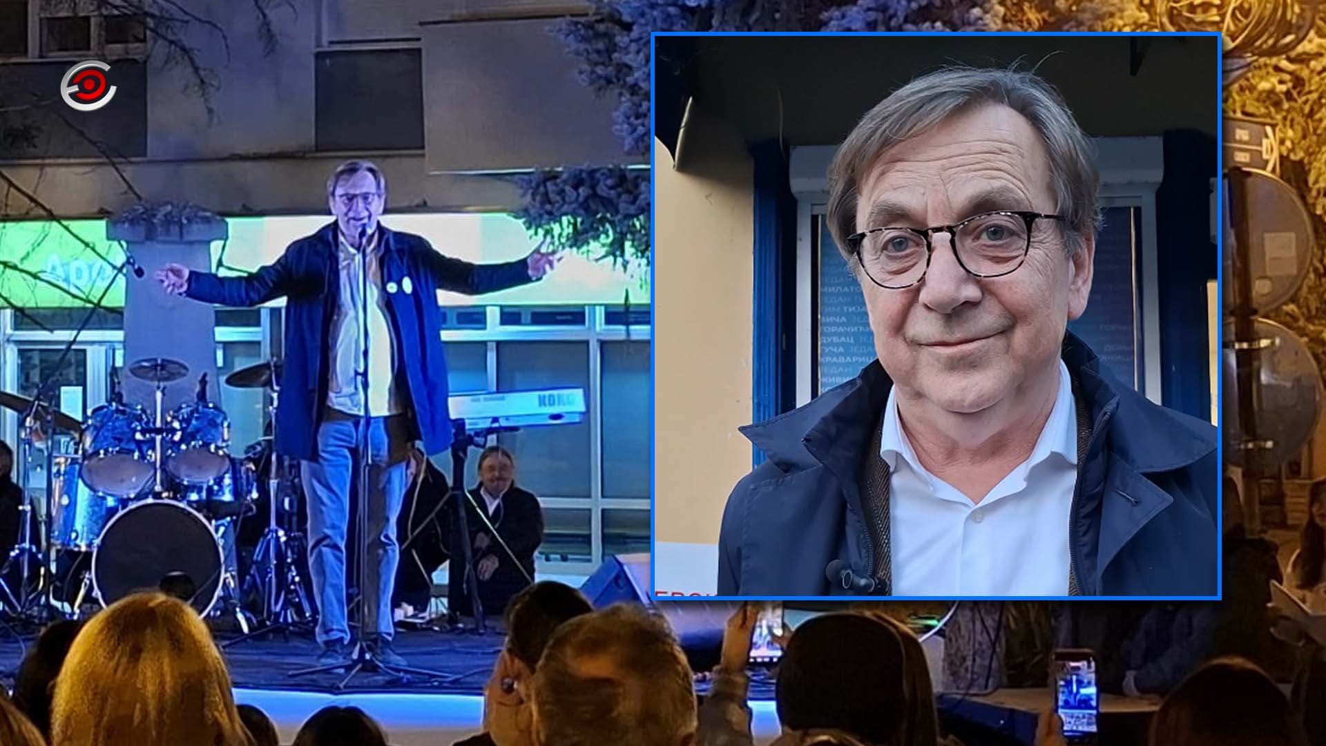 Tihomir Stanić u Guči: Studentska borba je fenomen koji menja istoriju, o ovim mladim ljudima će se tek pisati (VIDEO)