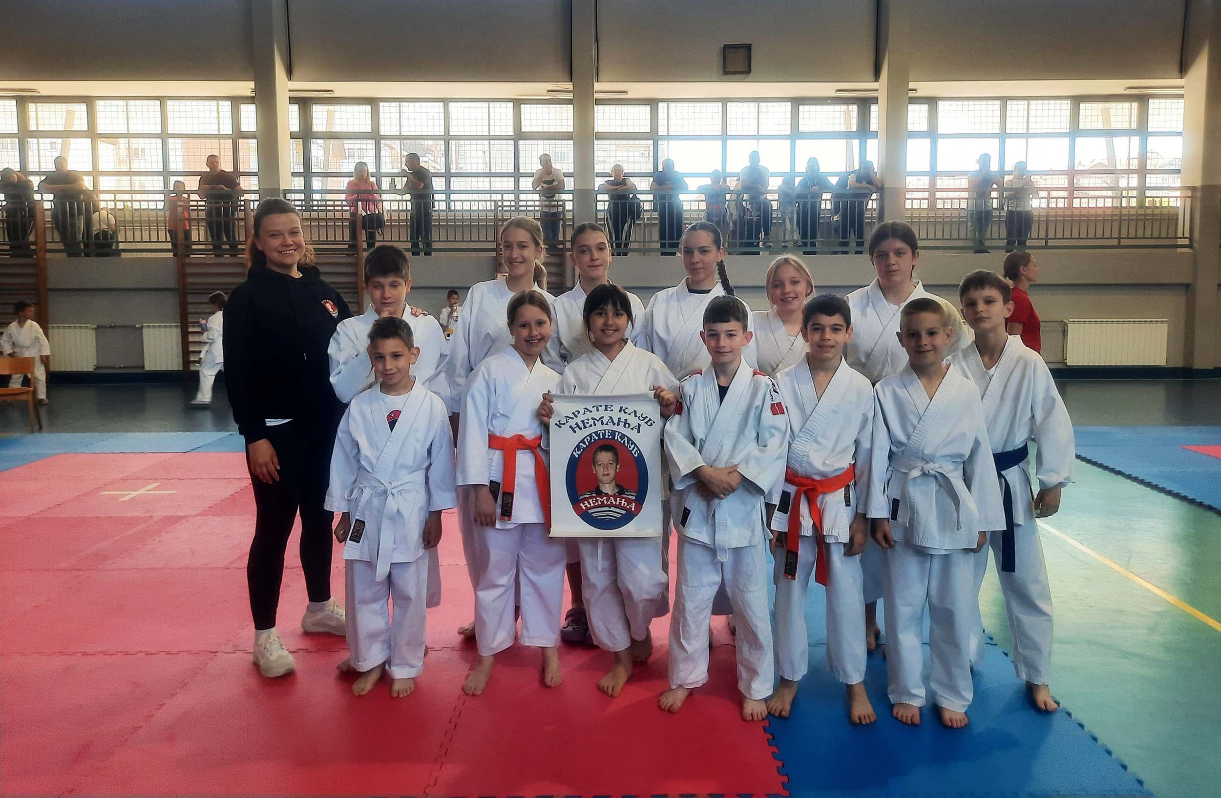 Karate klub "Nemanja" nastupio na Memorijalnom turniru u Gornjem Milanovcu