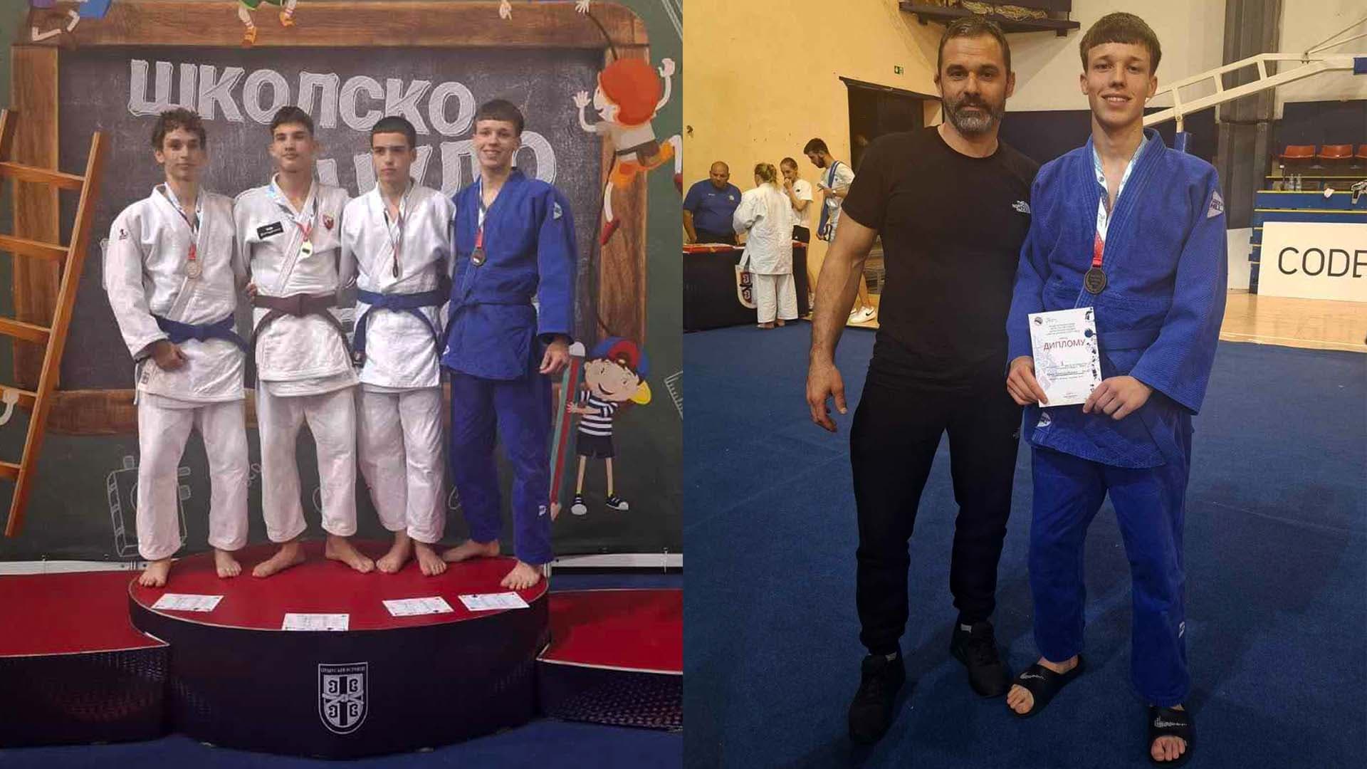 Uspeh čačanskog džudiste: Uroš Cvjetićanin osvojio bronzu na Školskoj olimpijadi Srbije