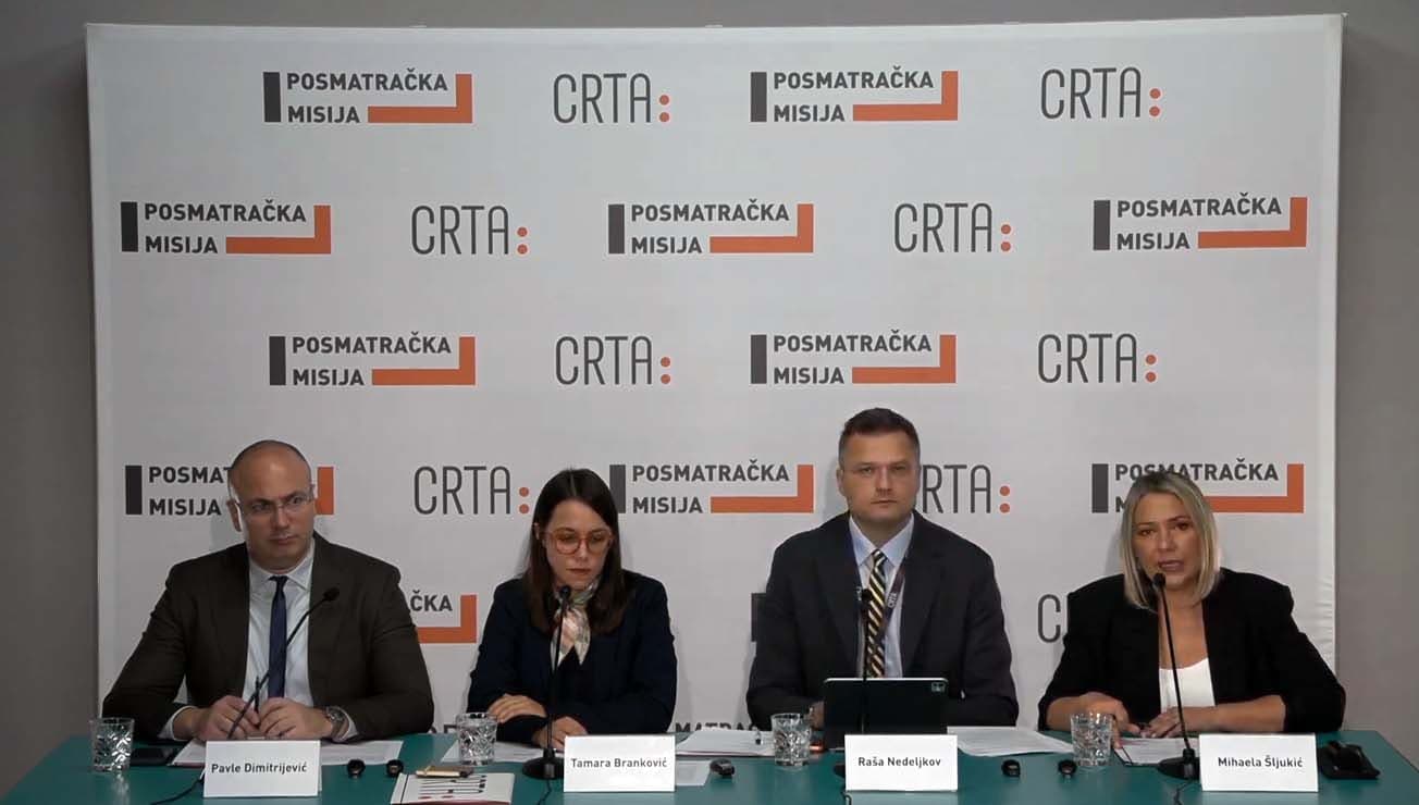 Izveštaj Posmatračke misije Crte o izbornoj kampanji: Manje slobode, više neravnopravnosti