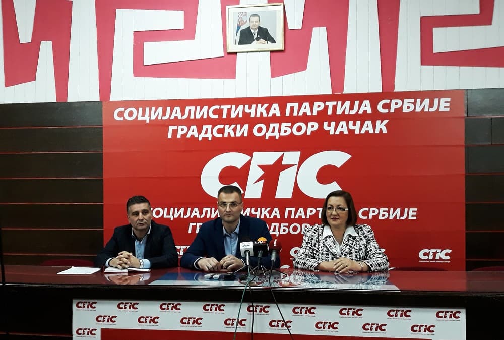 Trnavac: Neće biti produbljivanja krize među socijalistima u Čačku