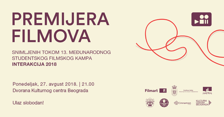 Premijera dokumentarnih filmova sa Interakcije 2018. u Beogradu