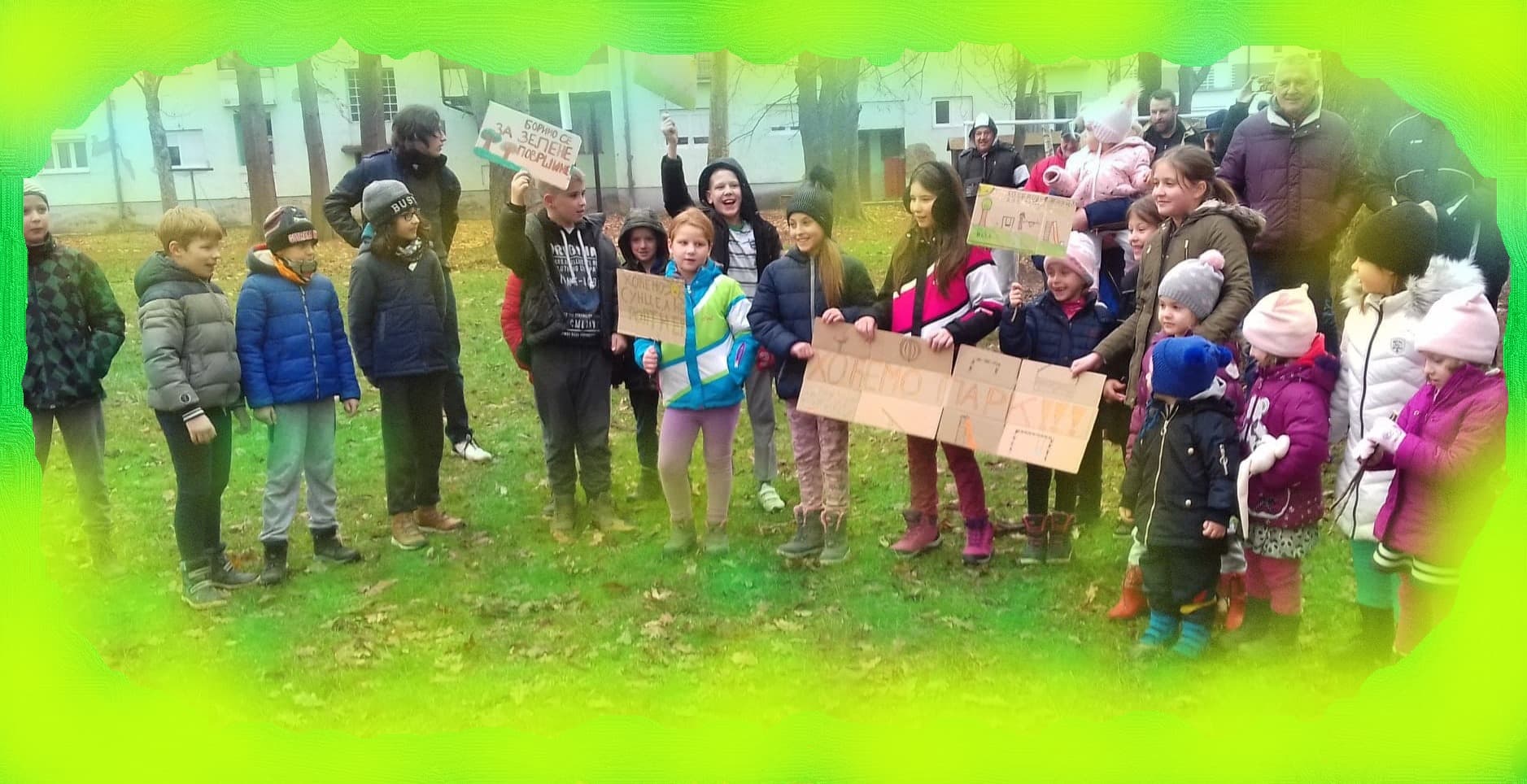 Protestni skup u parku u "Velikoj koloniji" u nedelju