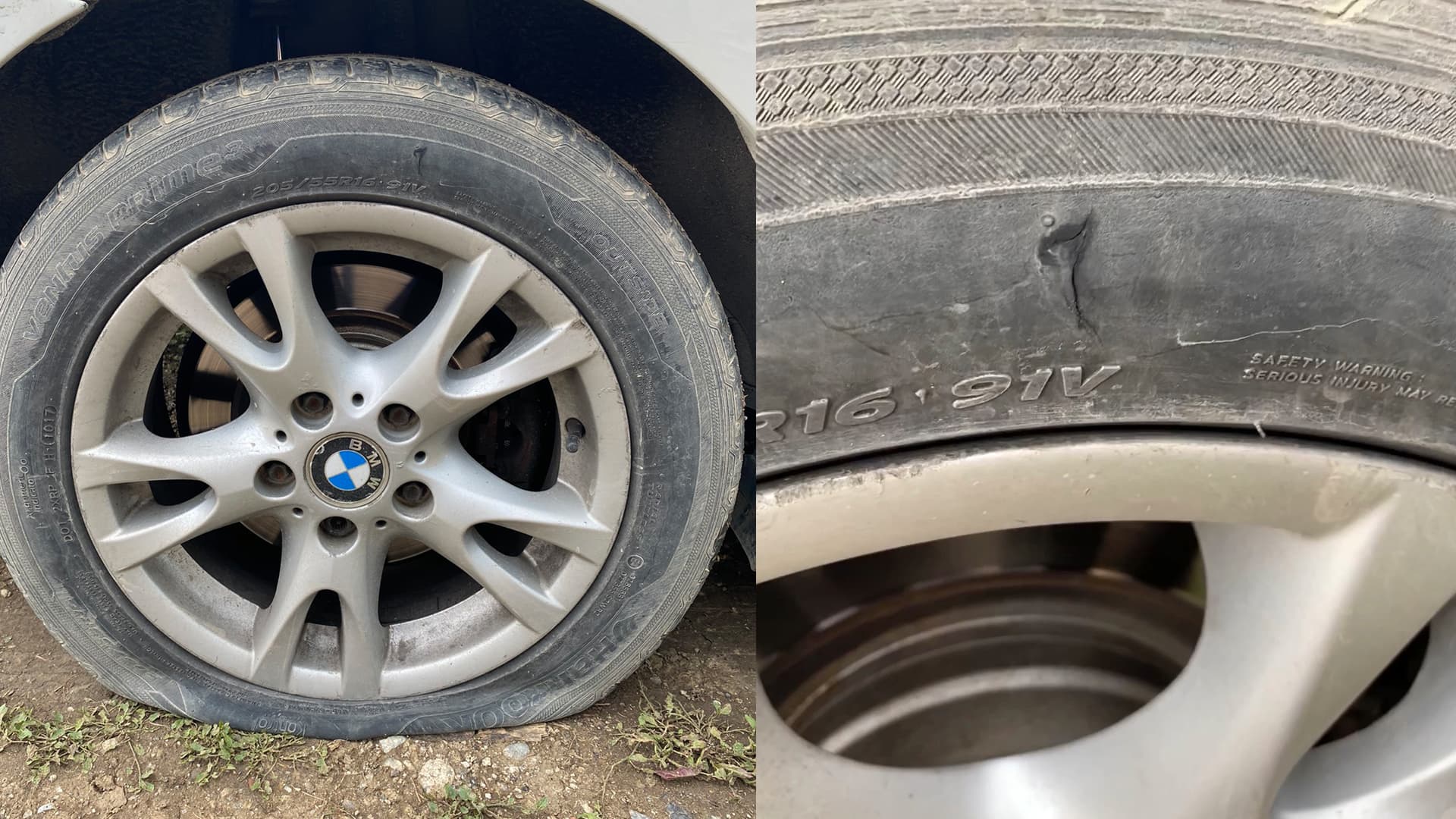Administratoru stranice Dnevna doza prosečnog Čačanina isečena guma na automobilu