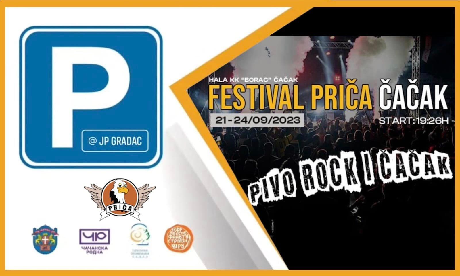 Obezbeđen besplatan parking za posetioce Festivala "PRiČA"