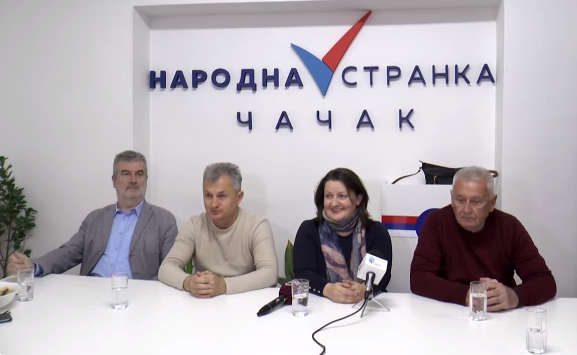 Narodna stranka, Dosta je bilo, POKS i Nova Srbija zajedno na lokalnim izborima u Čačku