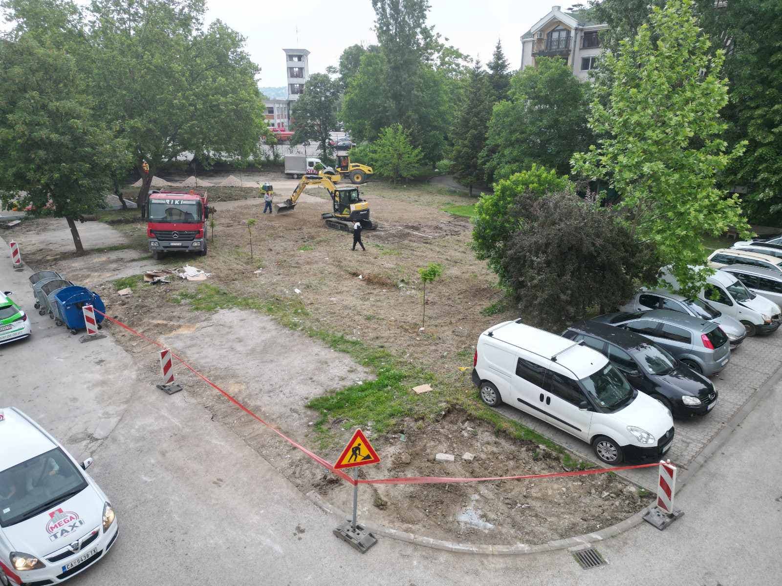 Počela izgradnja parkinga i igrališta u Mesnoj zajednici "Avladžinica"