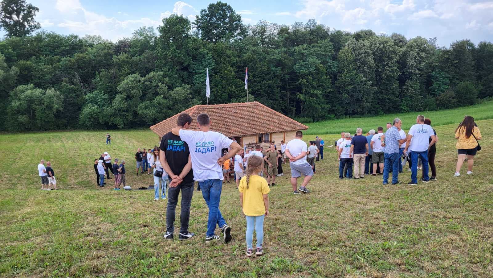 Protest protiv rudnika litijuma na Vidovdan u Gornjim Nedeljicama (FOTO)
