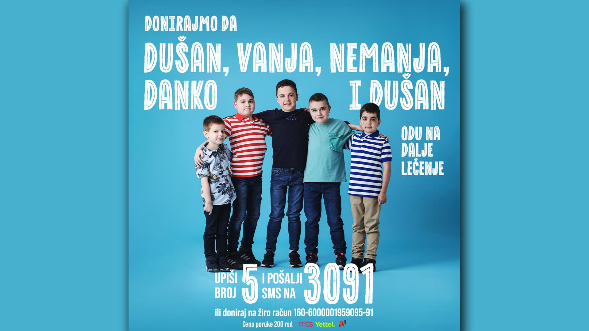 SMS DAN - Dan koji može promeniti sve! "5 po 5 sa novom nadom u svet"