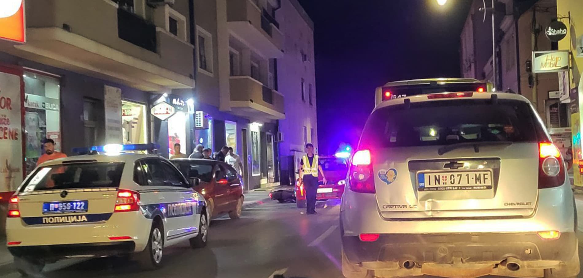 Povređen motociklista kod Pošte