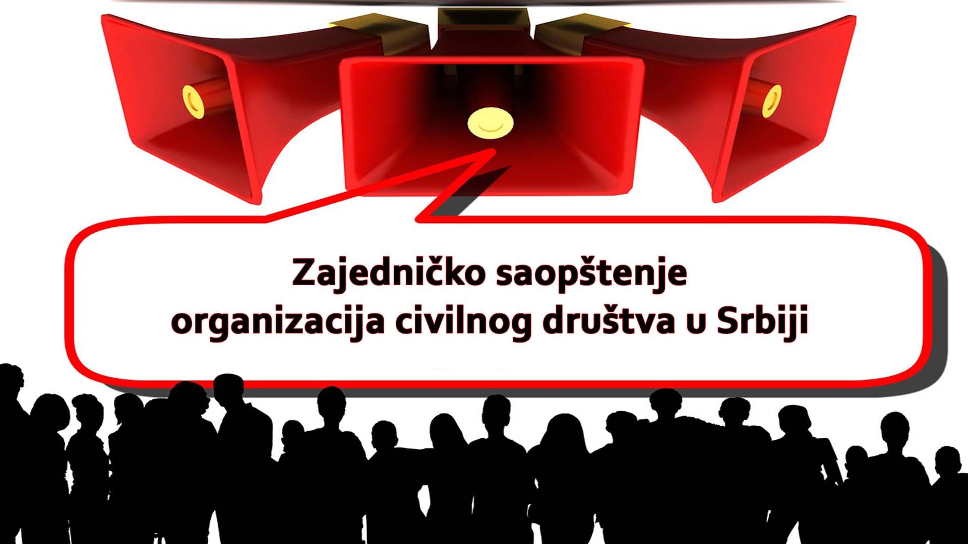 Nevladine organizacije: Vlast u Srbiji koristi priliku da se obračuna sa nevladinim organizacijama koje godinama unazad ukazuju na korupciju, kršenje zakona i kršenje ljudskih prava