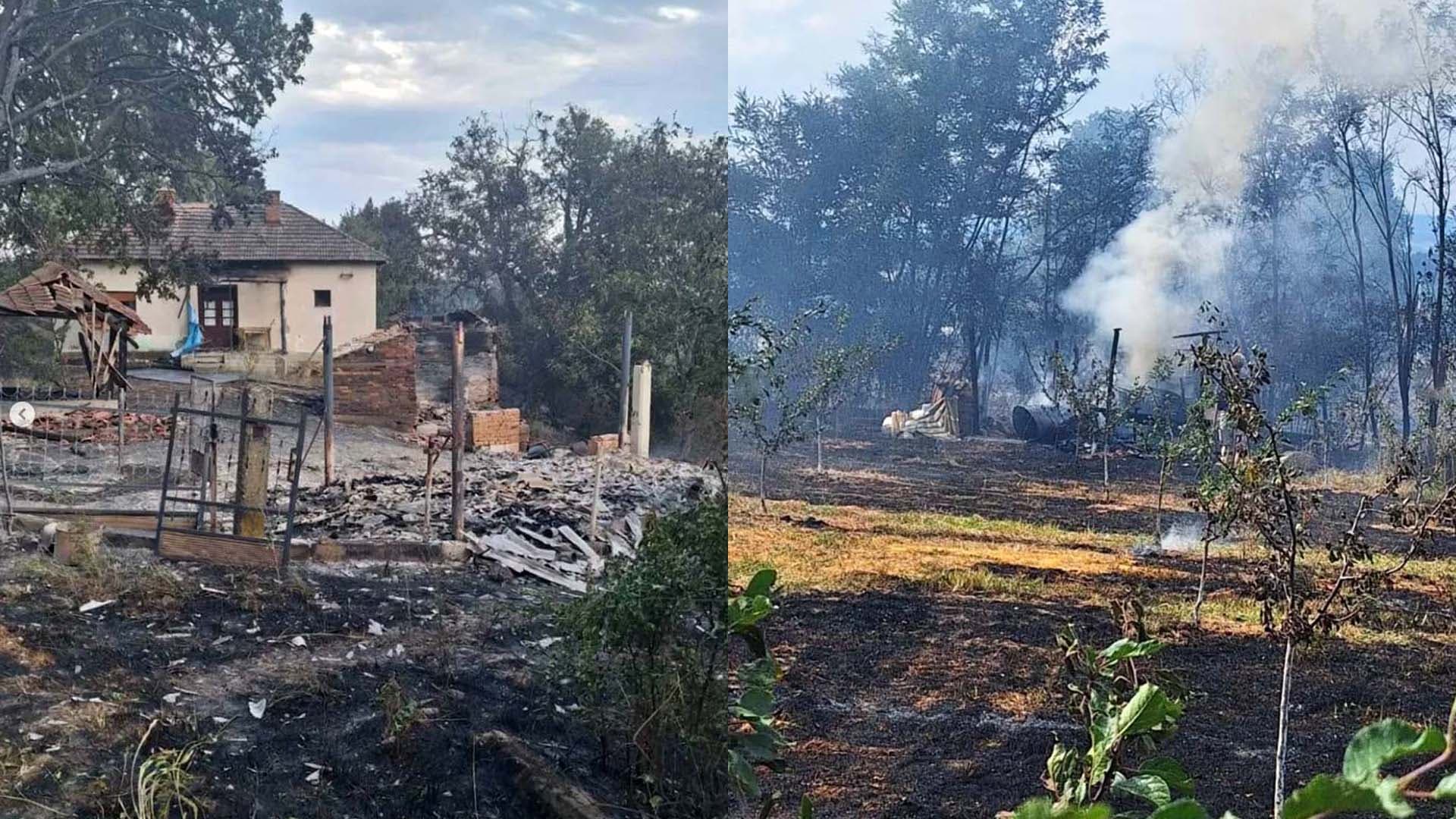 Rekordan broj požara u Srbiji, u selu Petnica potpuno izgorelo domaćinstvo (FOTO)