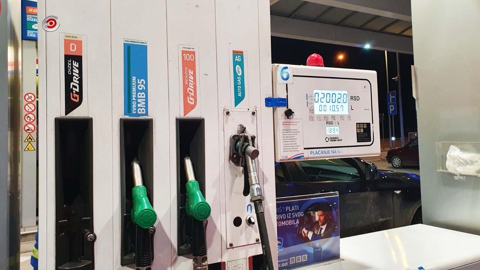 Objavljene nove cene goriva koje će važiti do 5. septembra