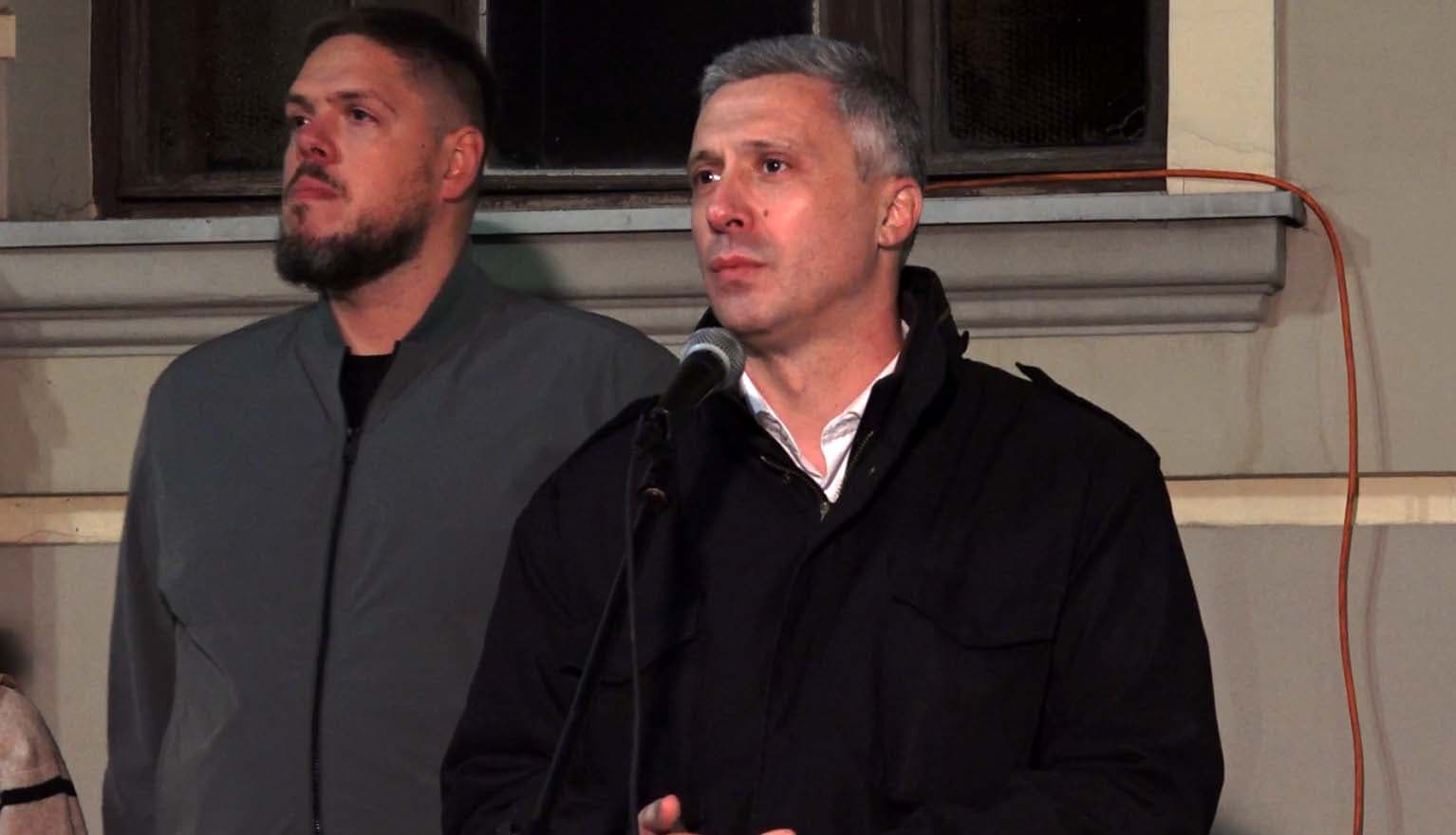 Boško Obradović (Dveri): Zvižduci na protestu su mišljenje glasne i preletačke manjine